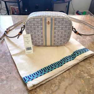 Tory Burch Women's Gemini Link Canvas Mini Bag